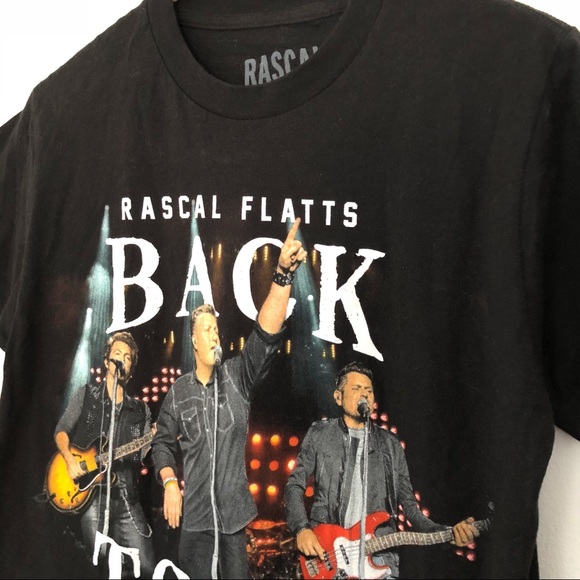 RASCAL FLATTS “BACK TO US”Tour Graphic Concert Band TShirt - Picture 3 of 5